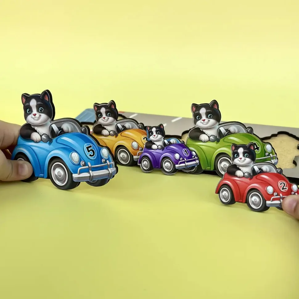 Дерев'яний дитячий сортер Ubumblebees 32х11,5 см різнокольоровий