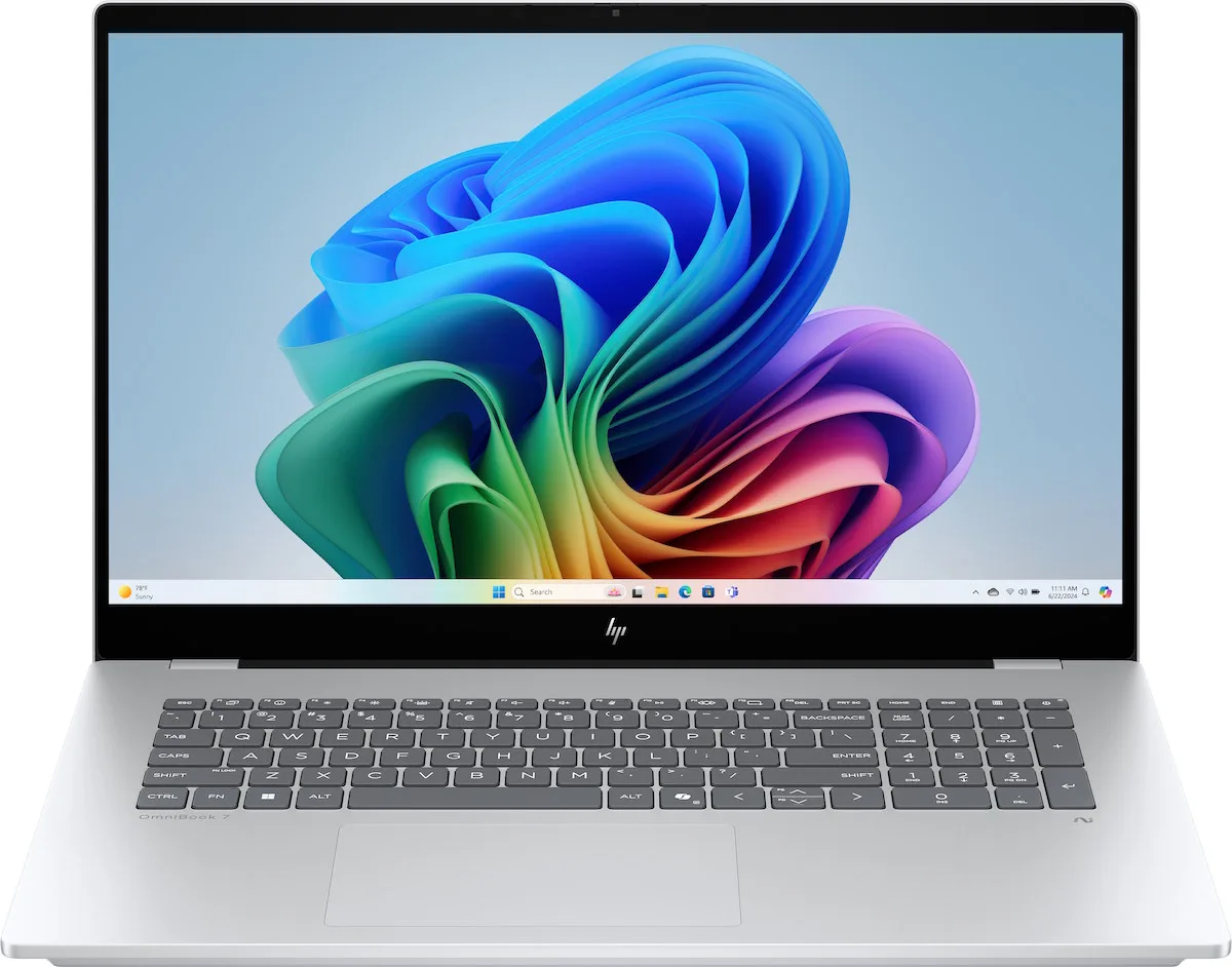 Ноутбук HP OmniBook 7 17-dc0001ua 17.3" FHD IPS Touch, Intel U7-258V, 32GB, F1TB, UMA, Win11, серебристый