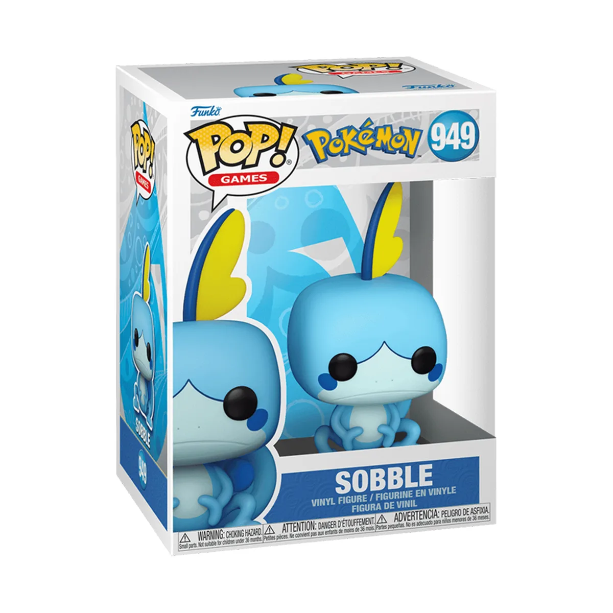 Ігрова фігурка Funko Pop! вініл 11,4 см Покемон Соббл