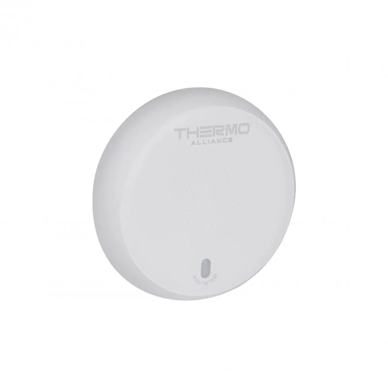 Бездротовий датчик диму ZigBee 3.0 90х90х37,5 мм 85 дБ білий