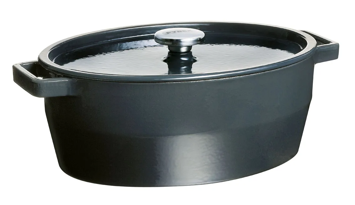 Каструля PYREX чавунна 33 см сірий 5,8 л