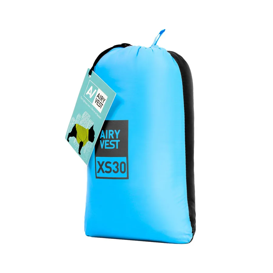Курточка для собак двусторонняя AiryVest 27-30 см Нейлон XS30 Черно-синяя