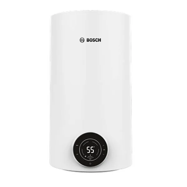 Водонагреватель электрический BOSCH круглый Slim Tronic 4000T, объем 30 л, мощность 1,5 кВт, с сухим теном, для вертикального монтажа, электронное управление