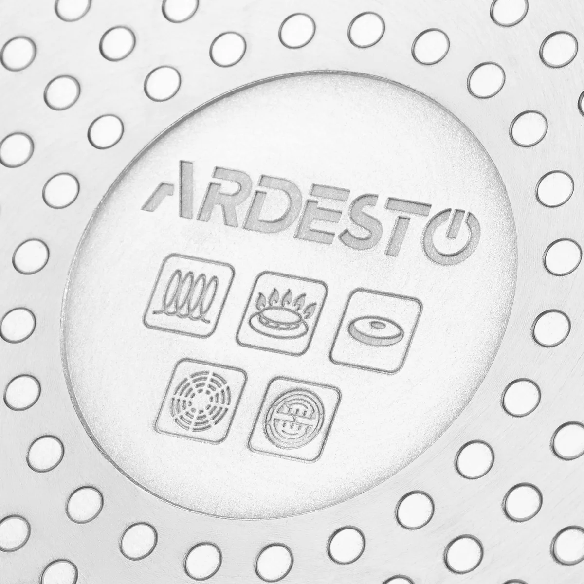 Сковорода для млинців ARDESTO Gemini Daiano, 24 см, алюмінієва, чорного кольору.