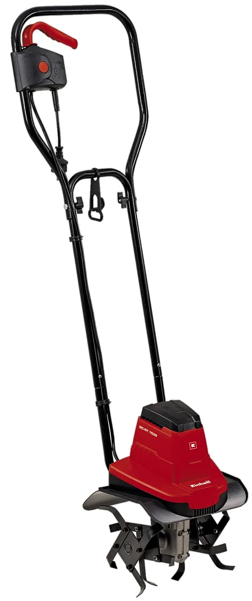Електричний культиватор Einhell GC-RT 7530, потужність 750 Вт, ширина обробки 30 см, глибина 20 см, вага 9.25 кг.