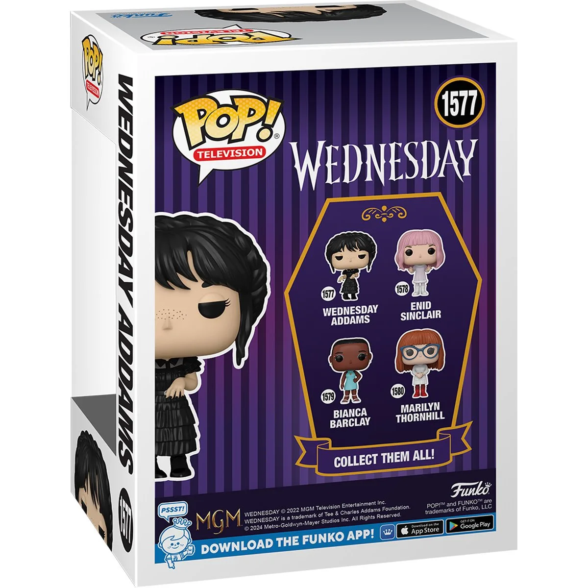 Фігурка Funko Pop Wednesday Addams вініл 10 см чорна