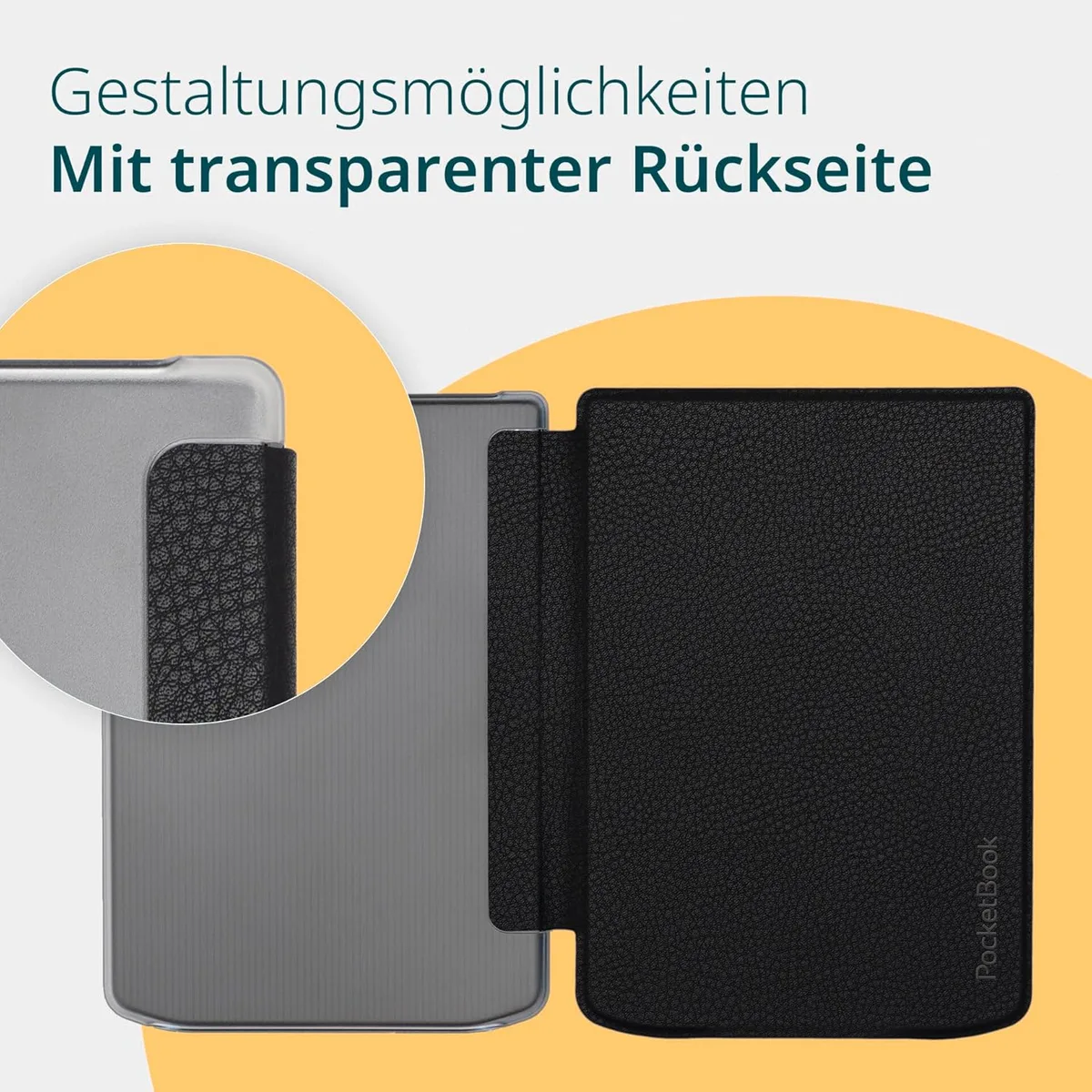 Чехол PocketBook текстиль 6 дюймов черный