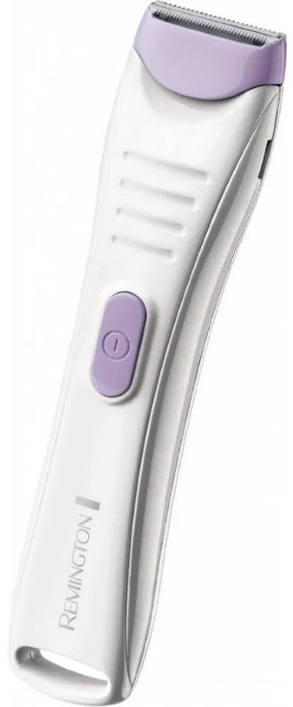Тример Remington для тіла та чутливих зон SmoothSilky, акумуляторний, з двома насадками, в комплекті з кейсом, з нержавіючої сталі