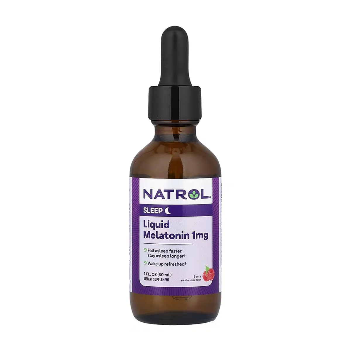 Жидкий мелатонин Natrol 1 мг 60 мл Без штучних добавок