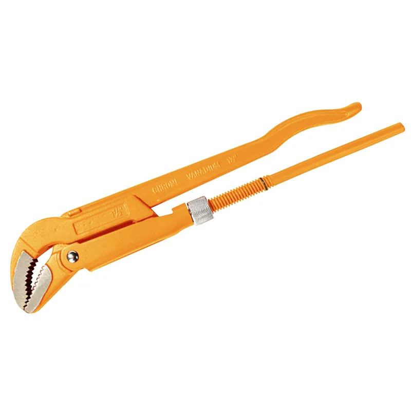 Кутовий трубний ключ Tolsen, 45°, діапазон захоплення 0-50 мм, довжина 570 мм.