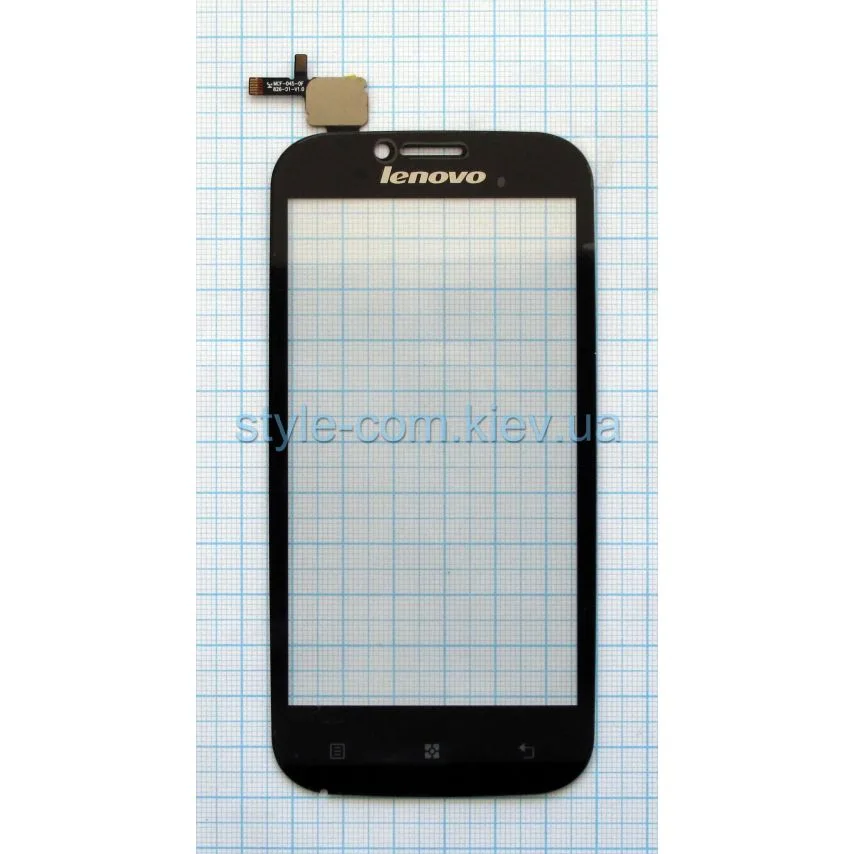 Тачскрін Lenovo чорний 4,5 дюйми High Quality без OCA-плівки