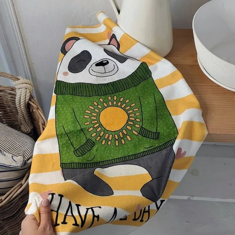 Рушник 50% бавовна 80х50 см жовтий
