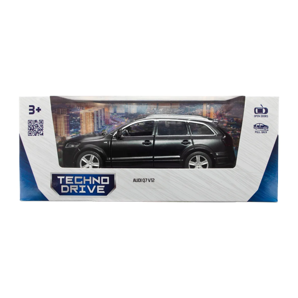 Автомодель TechnoDrive металл 1:40 черная