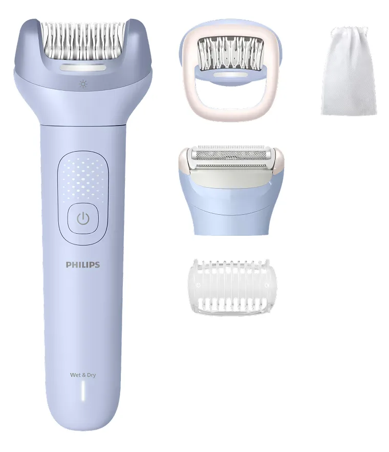 Епілятор Philips пінцетний вологий сухий акумуляторний блакитний