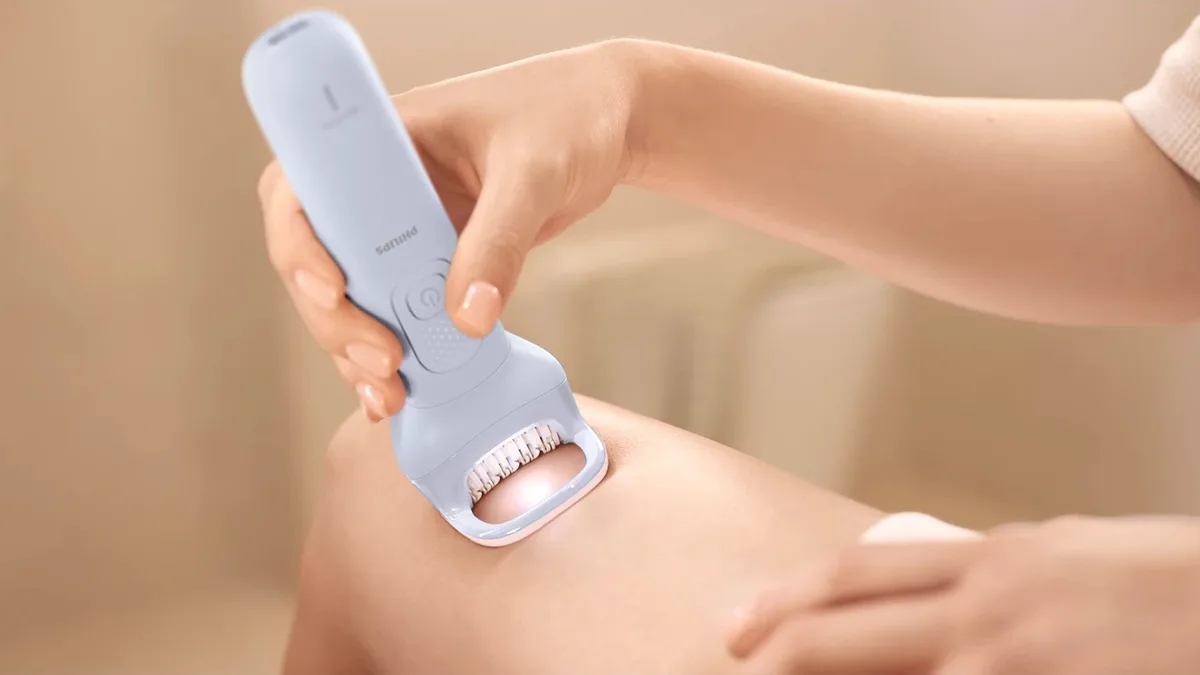Епілятор Philips пінцетний вологий сухий акумуляторний блакитний