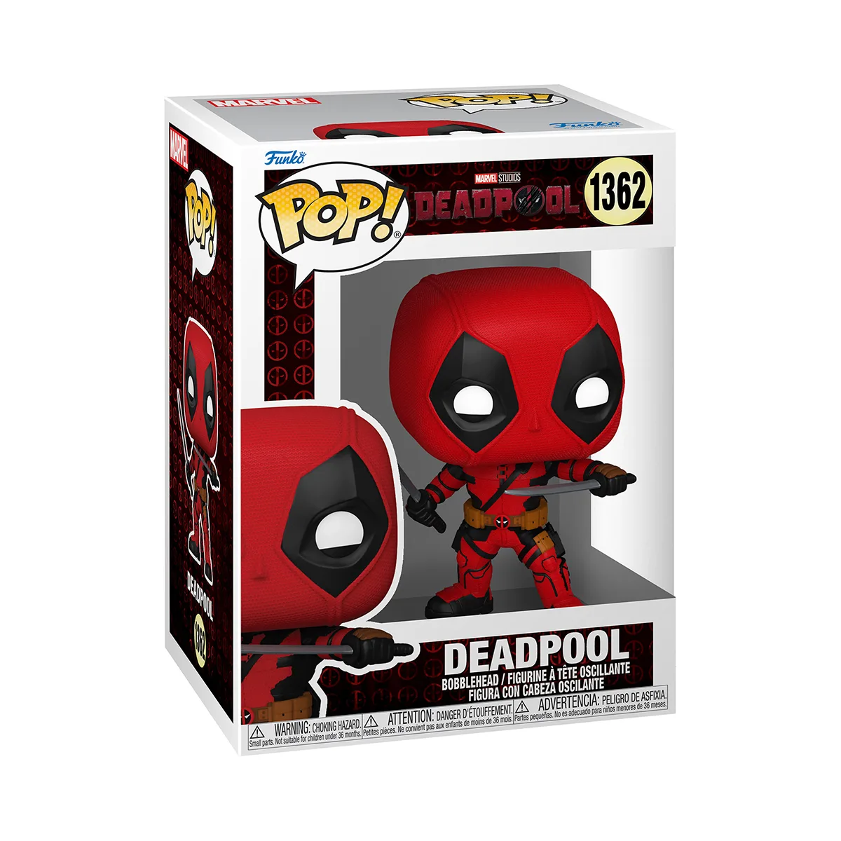 Ігрова фігурка Funko POP! вініл 11,4 см Дедпул червоний