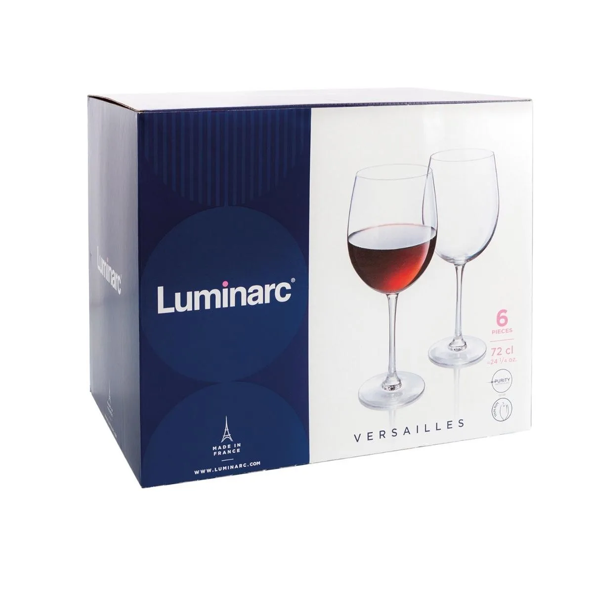 Набір келихів Luminarc 720 мл скло для червоного вина 6 шт