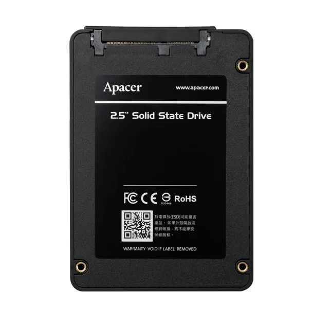Накопичувач SSD Apacer 2.5" 480GB SATA TLC Чорний