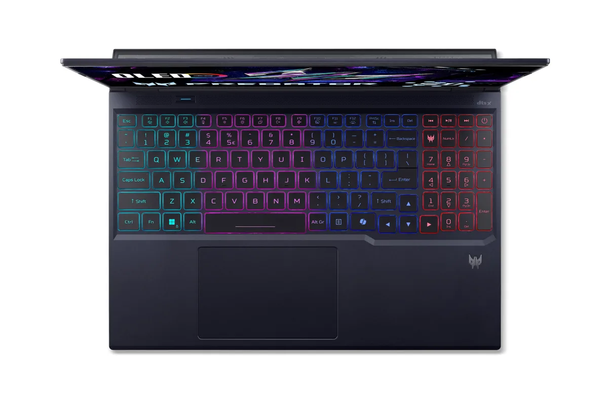 Ноутбук Acer Predator Helios Neo 16 PHN16-73 16" WQXGA IPS, Intel U9-275HX, 32GB, F1TB, NVD5060-8, Lin, чорний