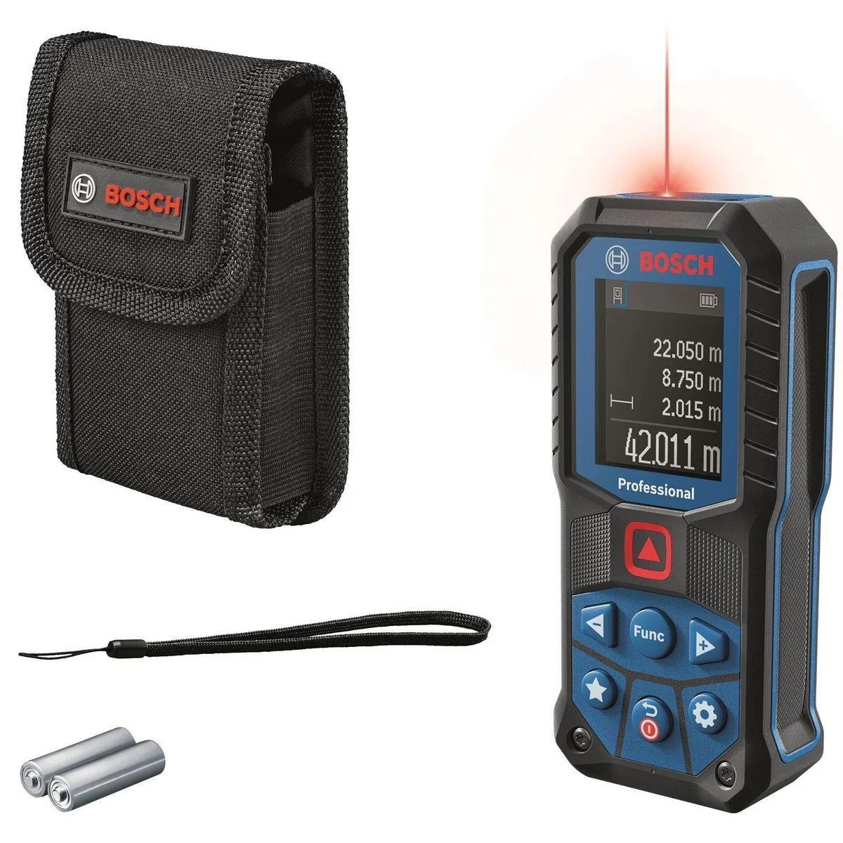 Лазерный дальномер Bosch Professional GLM 50-22, диапазон 005-50м, точность ±15мм.