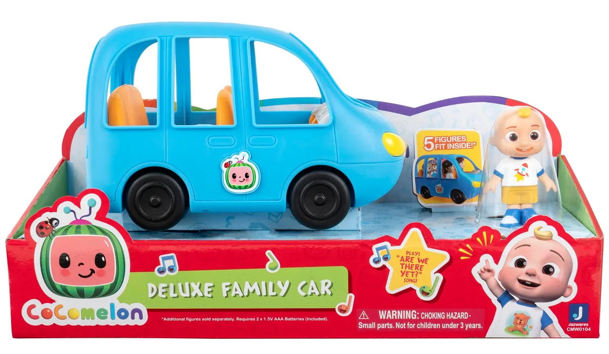 Ігровий набір CoComelon Deluxe Vehicle Сімейний автомобіль, світло і звук