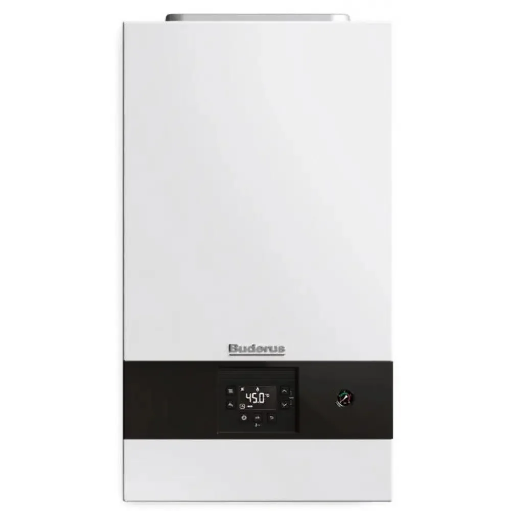 Газовий котел Buderus Logamax Plus GB122i-24 KD H двоконтурний конденсаційний з бездротовим підключенням PLUX.