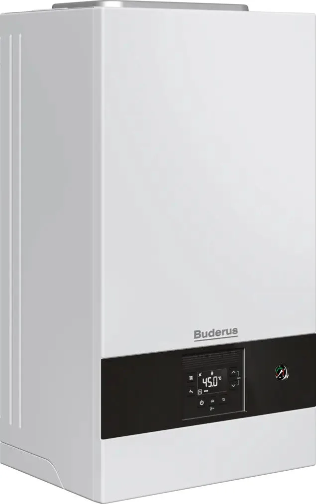 Газовий котел Buderus Logamax Plus GB122i-24 KD H двоконтурний конденсаційний з бездротовим підключенням PLUX.