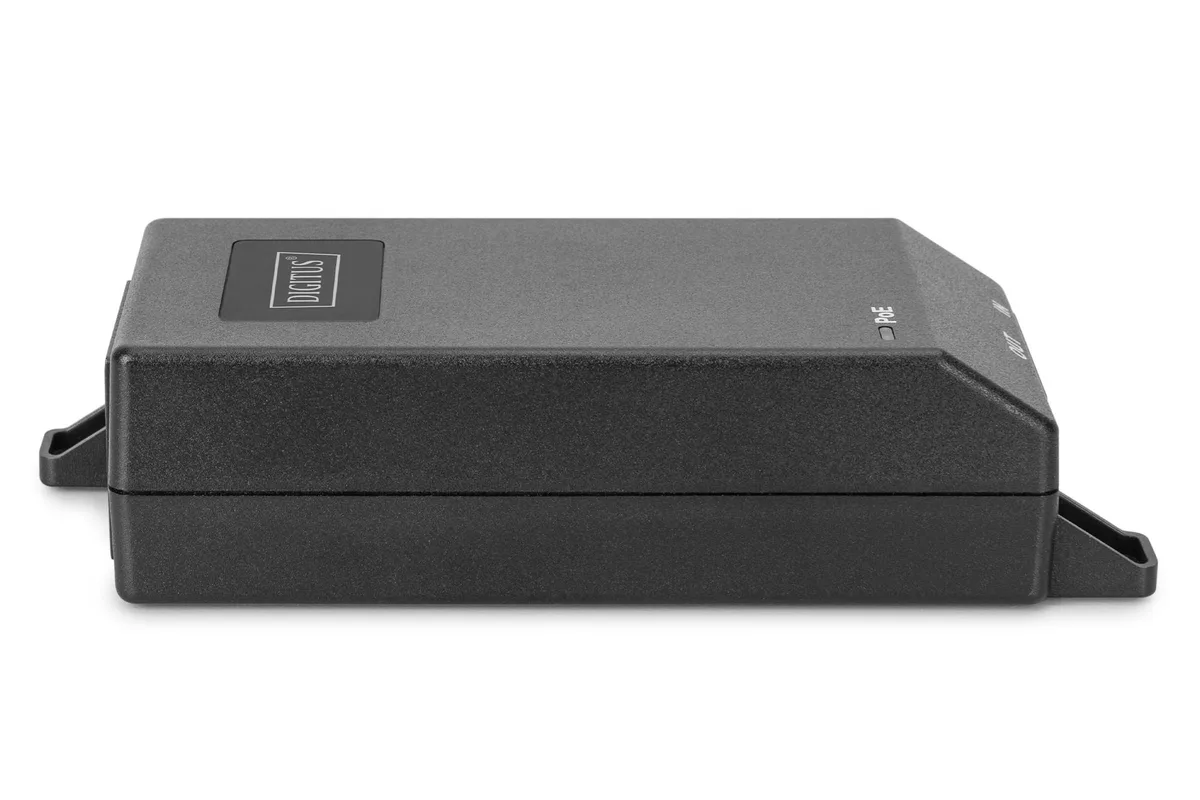 PoE-Інжектор DIGITUS PoE+ 802.3at, 10/100/1000 Mbps, Output max. 48V, 30W, чорний