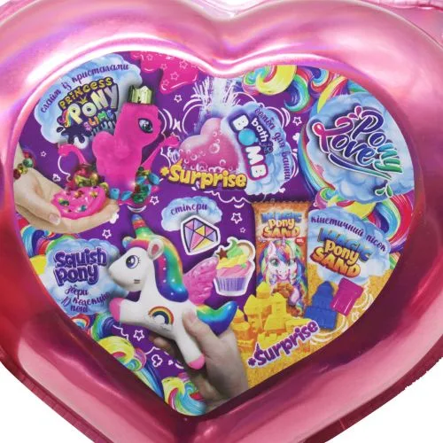 Іграшка-сюрприз Dankotoys Pony Love для дівчаток 5+ з сюрпризами для творчості