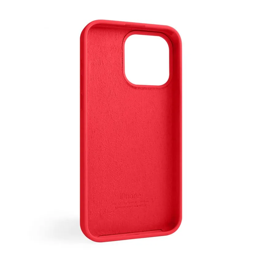 Чохол силіконовий для Apple iPhone 15 Pro Max червоний