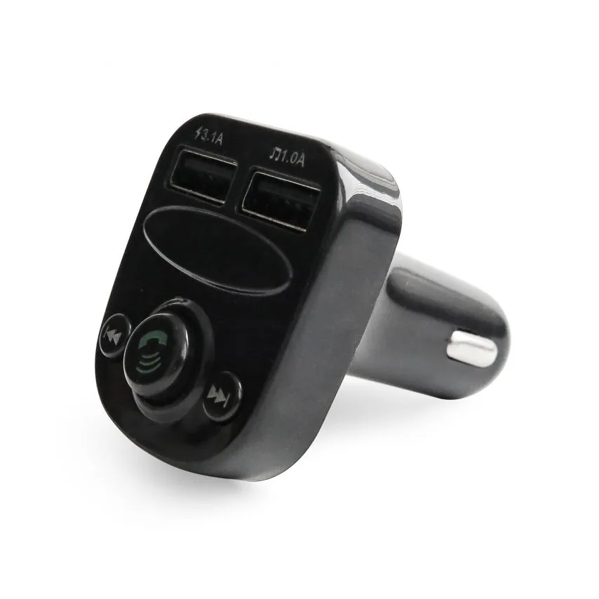FM-трансмиттер ALS Bluetooth пластик черный 4 порта 2 USB 3,1A