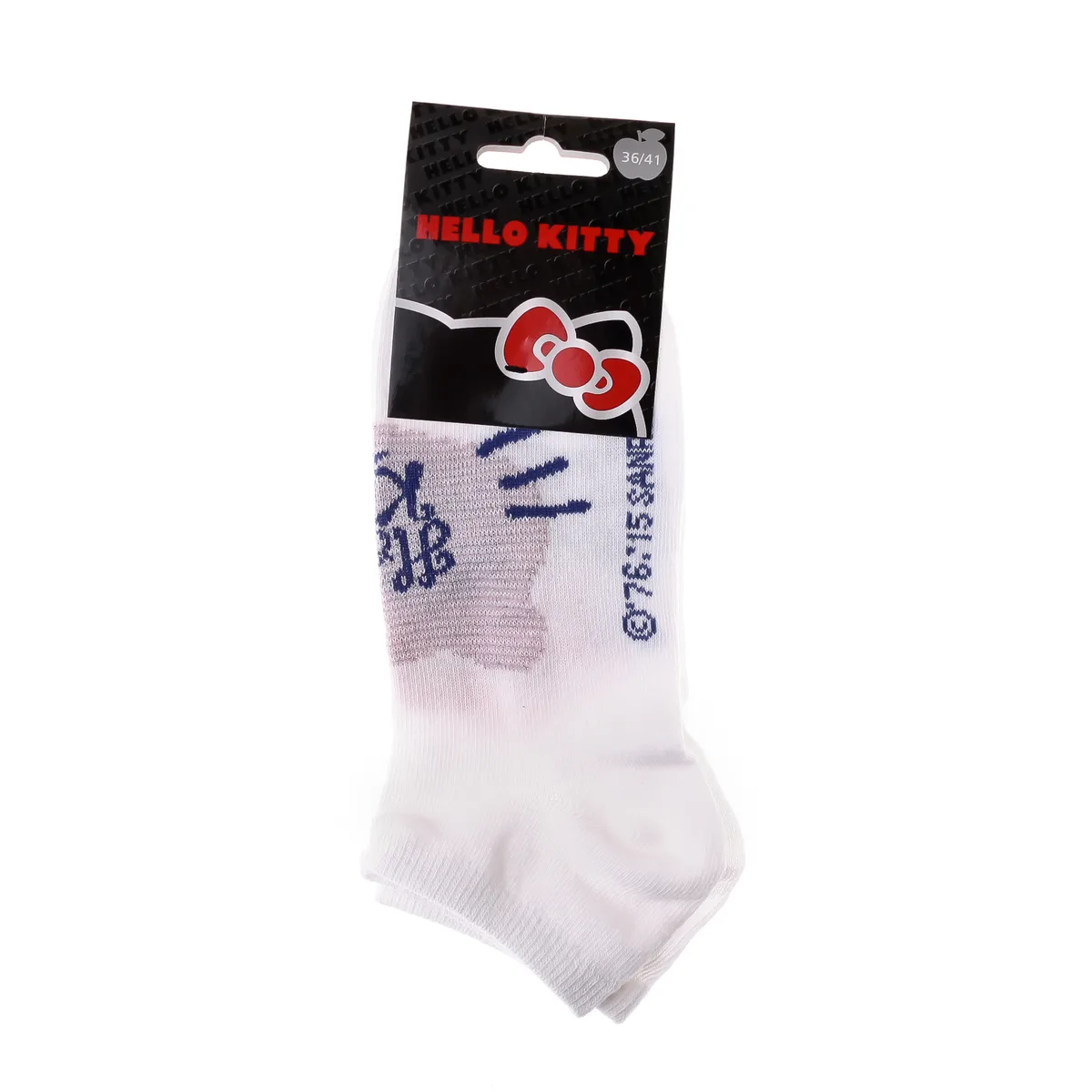 Шкарпетки HELLO KITTY 65% бавовна 36-41 білий рожевий