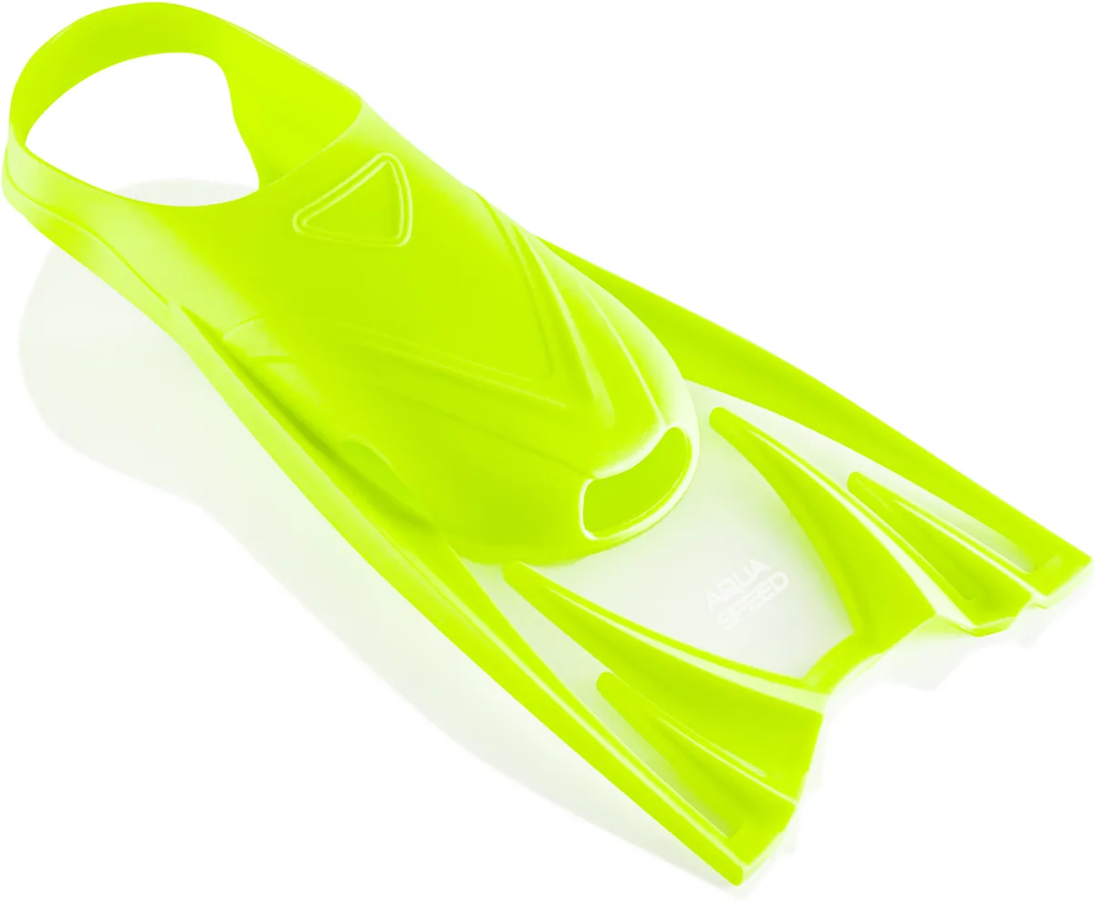 Ласты AQUA SPEED резиновые 25-29 флуоресцентный желтый
