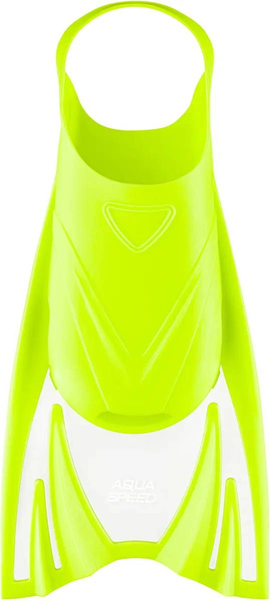 Ласты AQUA SPEED резиновые 25-29 флуоресцентный желтый