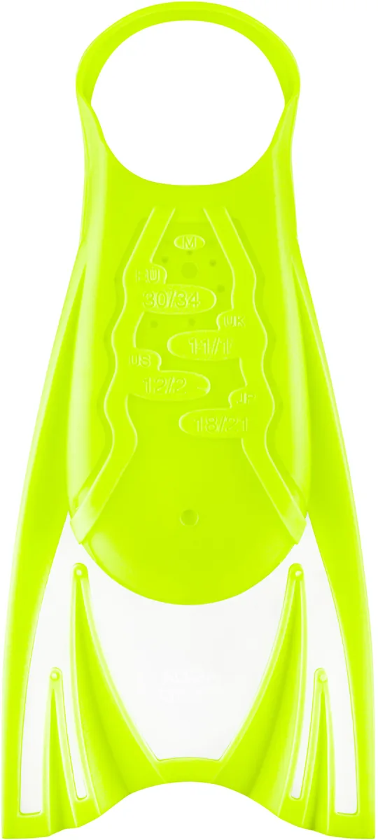 Ласты AQUA SPEED резиновые 25-29 флуоресцентный желтый