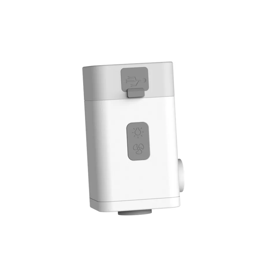 Насос-ліхтар Powerbank Flextail ABS 5,5х5х9 см Білий