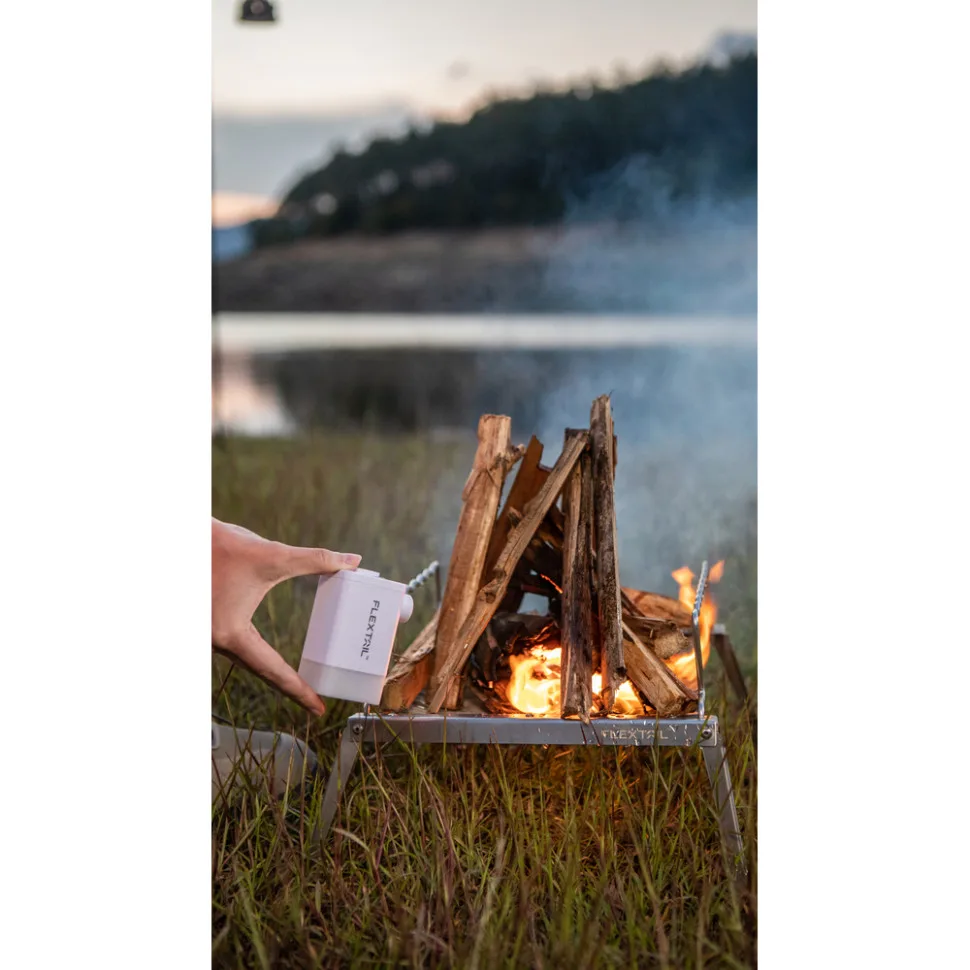 Насос-ліхтар Powerbank Flextail ABS 5,5х5х9 см Білий