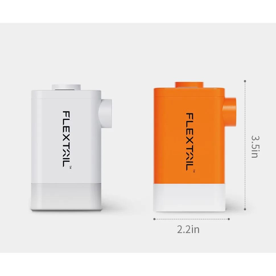 Насос-ліхтар Powerbank Flextail ABS 5,5х5х9 см Білий