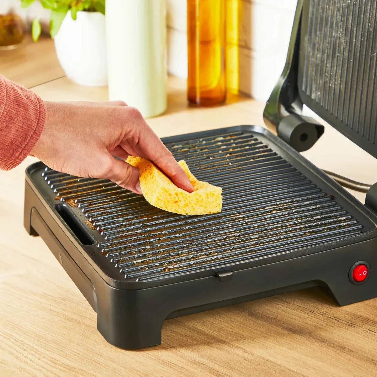 Гриль Tefal металл черный 2000Вт 3 температурных режима