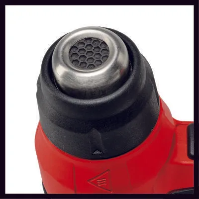 Акумуляторний будівельний фен Einhell TE-HA 18LI-Solo, 200 л/хв, температура 350-550°C, вага 1.04 кг, без батареї та зарядного при