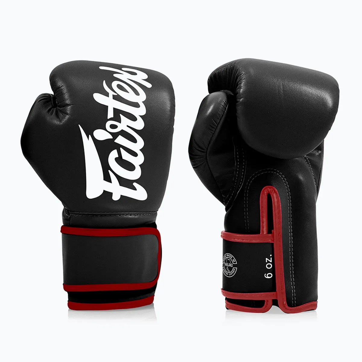 Боксерські рукавиці Fairtex мікрофібра 14 oz Чорні