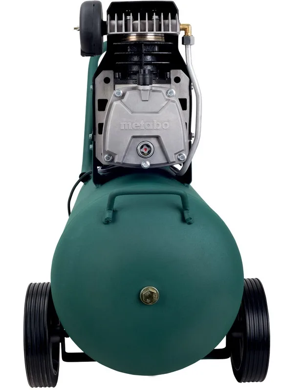 Компресор повітряний Metabo Basic 1500Вт 50л 110л/хв 8бар поршневий масляний для професійного використання компресорний агрегат