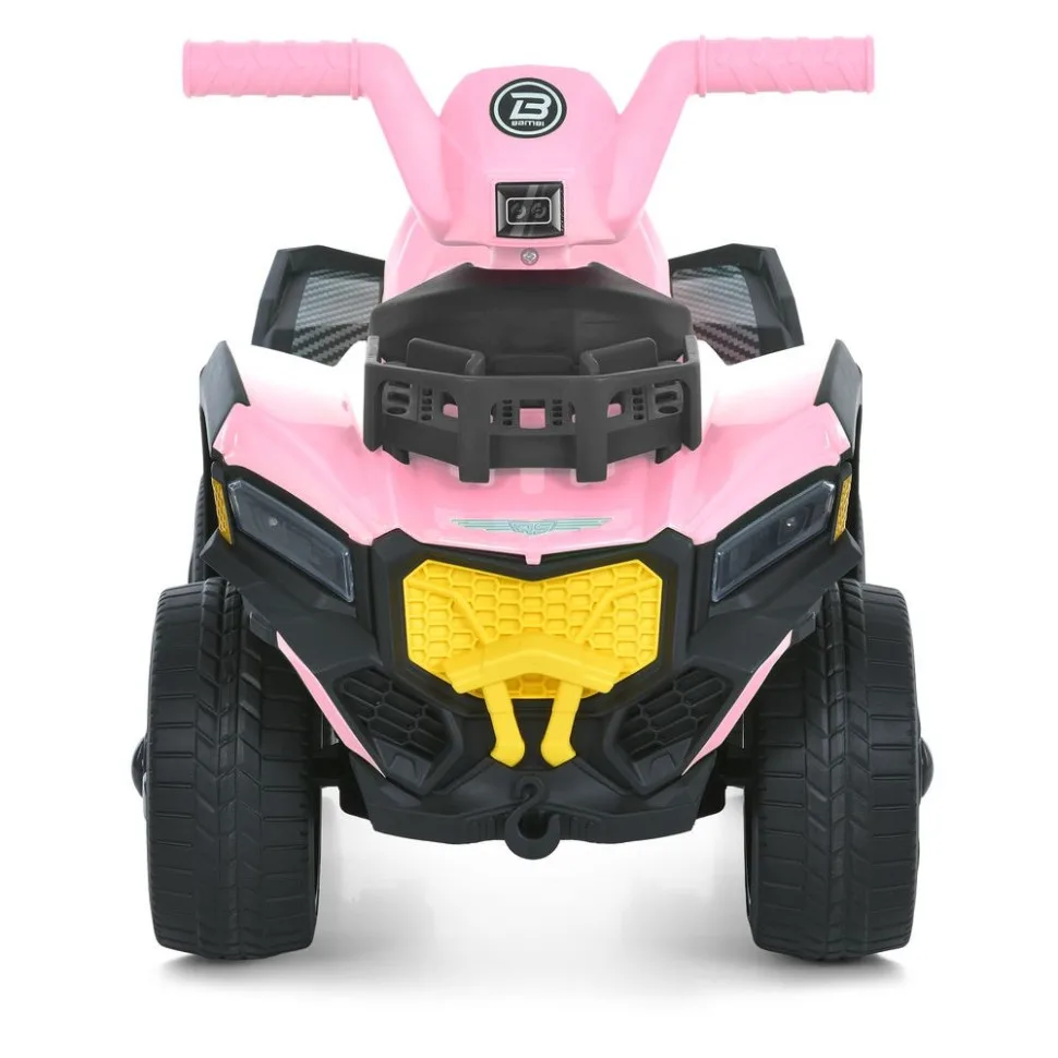 Детский электромобиль квадроцикл 2 в 1 Bambi Racer 70x29,5x37 см комбинированный розовый