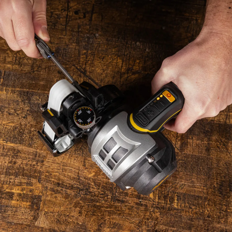 Электрическая точилка Work Sharp KTS для ножей 15-30° черная серая