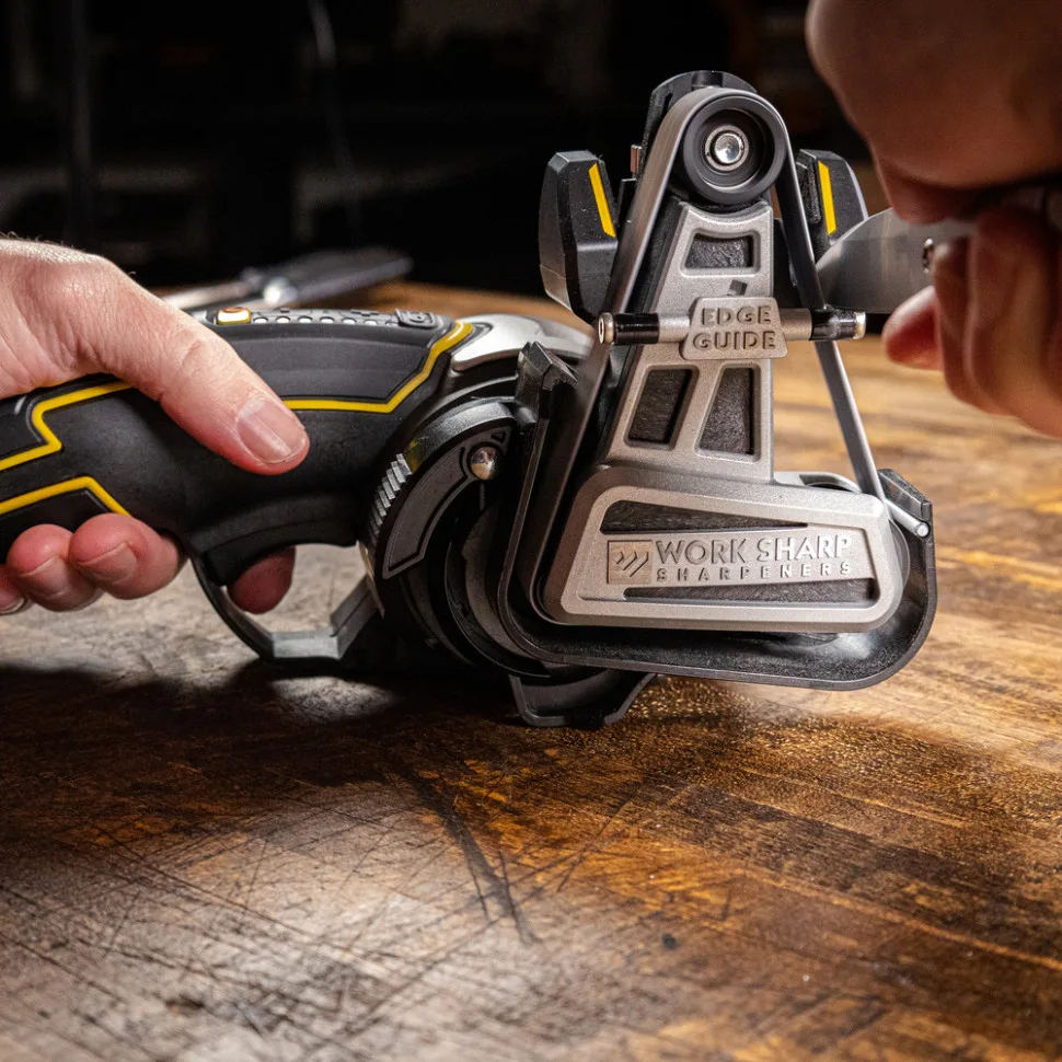Электрическая точилка Work Sharp KTS для ножей 15-30° черная серая