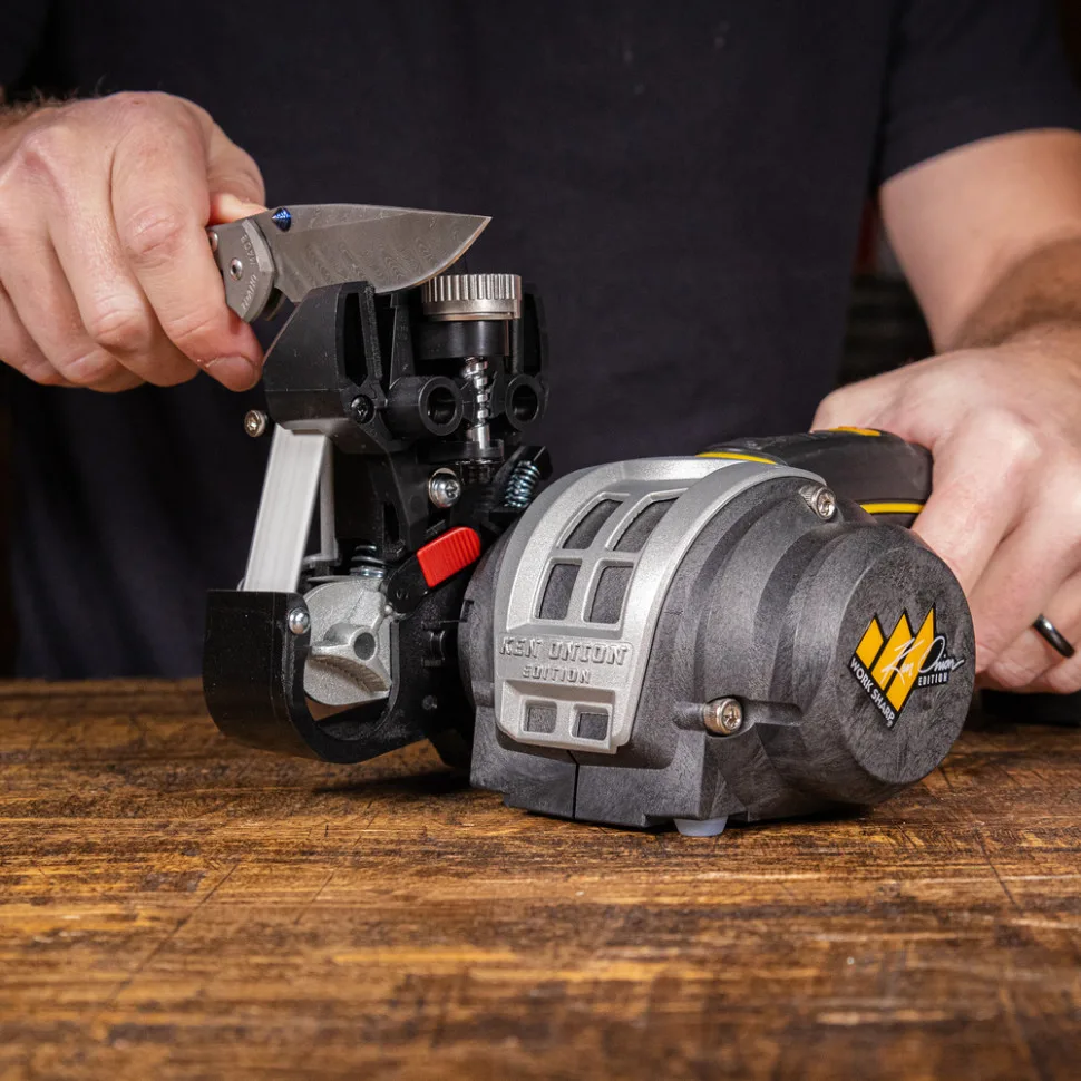 Электрическая точилка Work Sharp KTS для ножей 15-30° черная серая