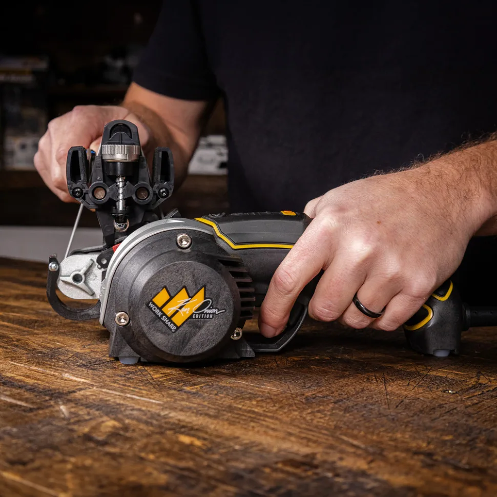 Электрическая точилка Work Sharp KTS для ножей 15-30° черная серая