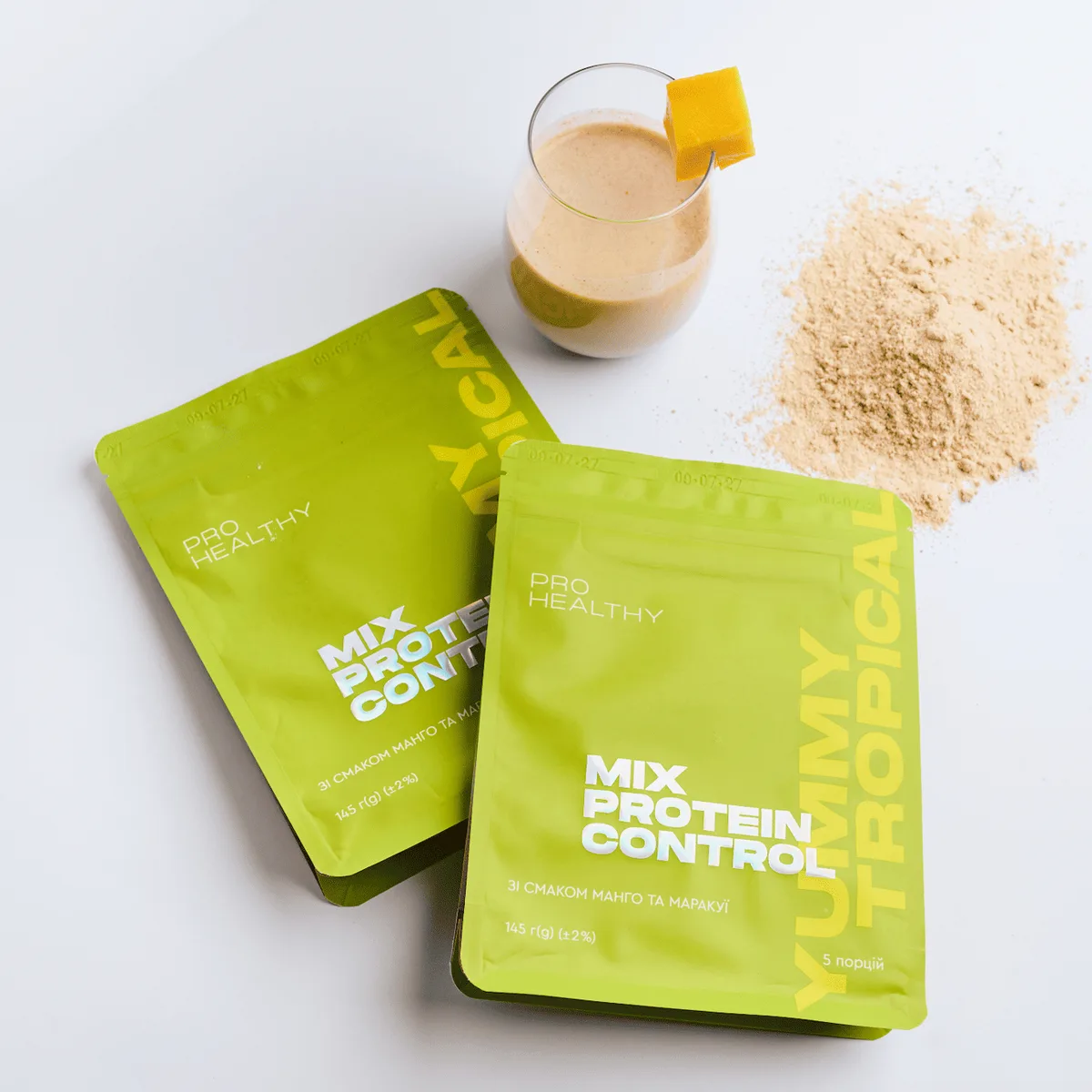 Choice Mix Protein Control Yummy Tropical — низькокалорійний поживний коктейль, 145 г Чойс