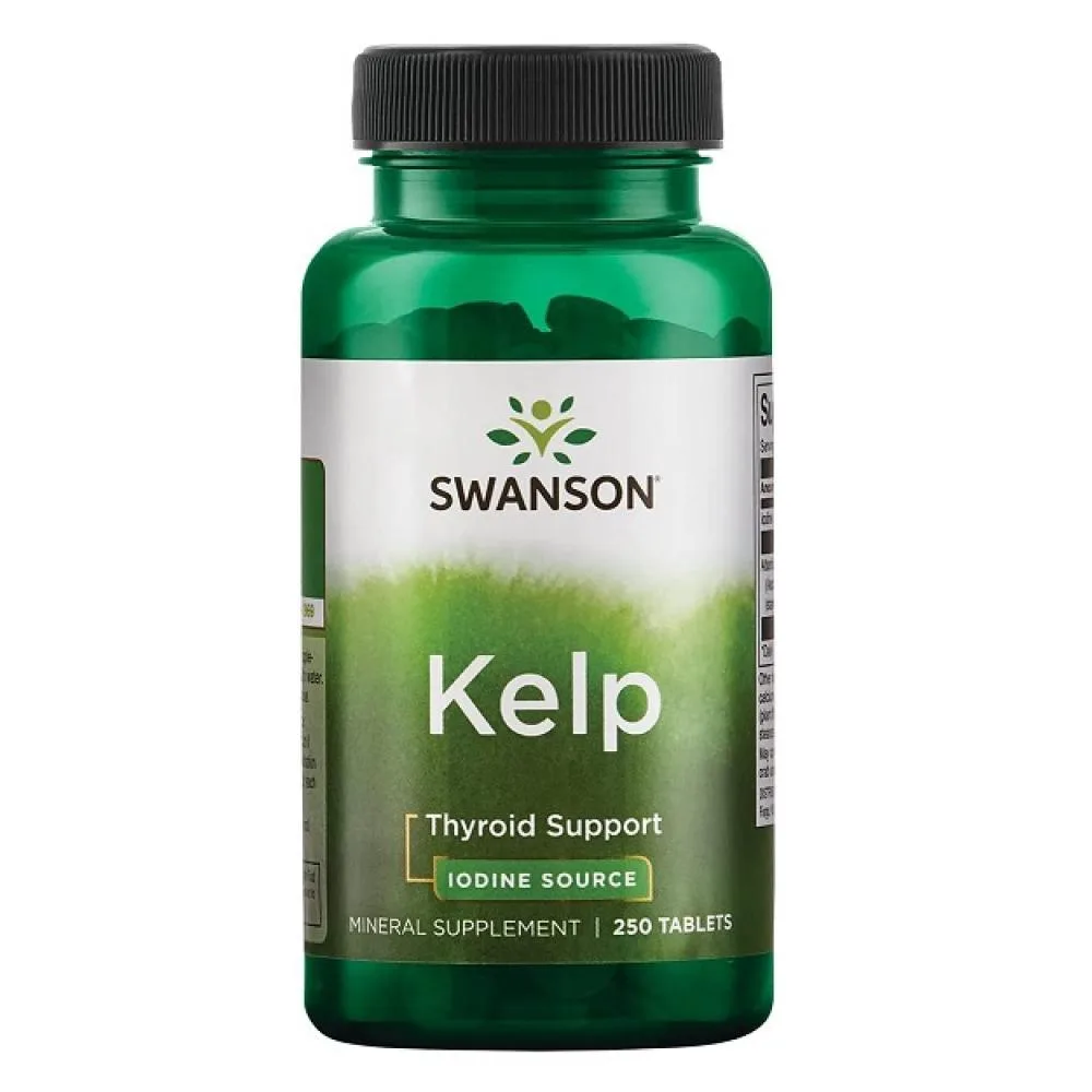Swanson Kelp 225 мкг 250 таблеток для здоров'я щитоподібної залози