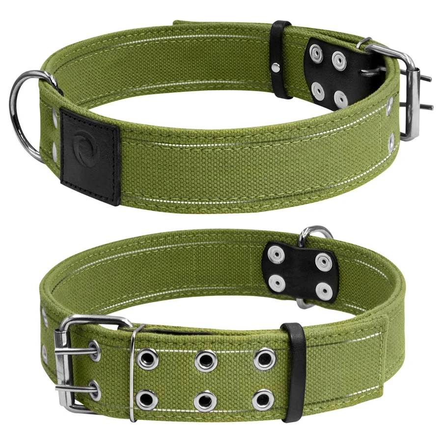 Нашийник для собак XL 56-71 см Брезент 45 мм Метал CoLLaR